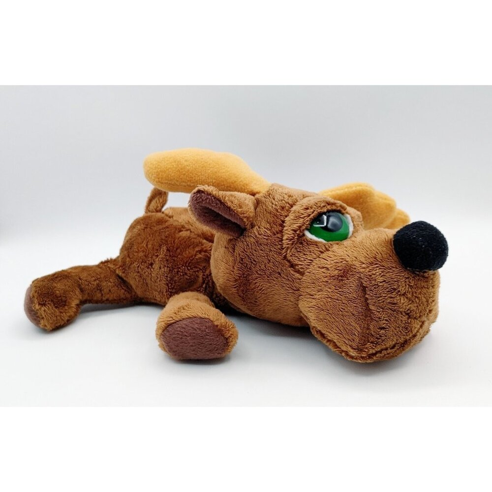 Russ Berrie Li’l Peepers Max The Moose Plush Brown Big Eyes 10"